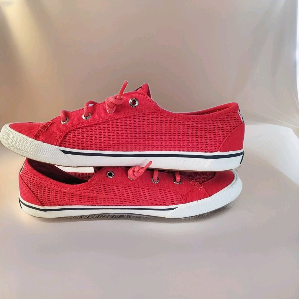 NIB Sperry Lounge LTT Mesh Red Slip On Sneaker 8.5M 39.5 - Picture 6 of 13
